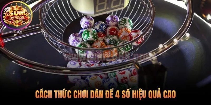 Chiến thuật vào tiền hợp lý cho dàn đề 4 số