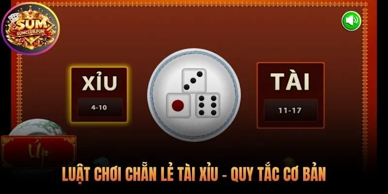 Luật chơi chẵn lẻ tài xỉu xác định từ tổng điểm